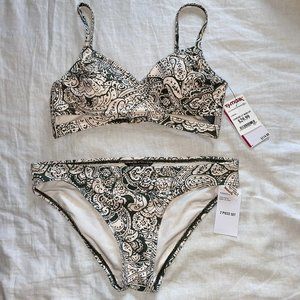 Vince Camuto Paisley Bikini Set